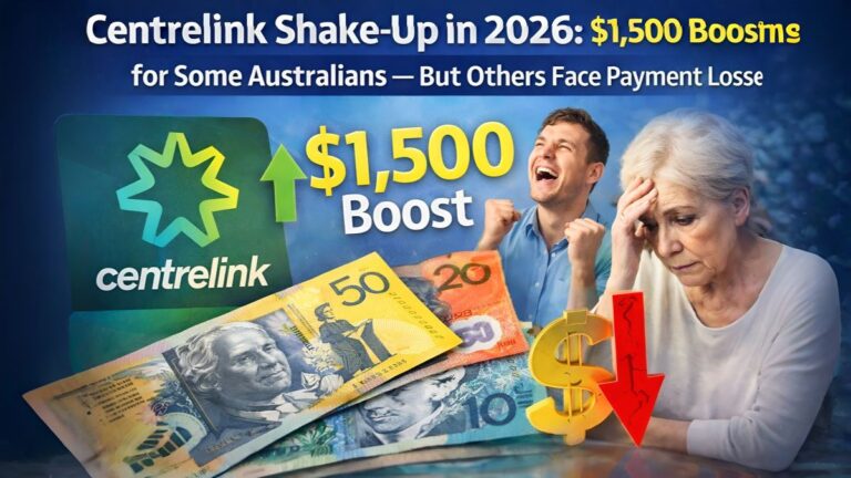 Centrelink Shake-Up in 2026: $1,500 Boost for Some Australians — But Others Face Payment Losses